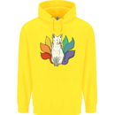 LGBT Kitsune Fox Gay Pride Childrens Kids Hoodie Yellow