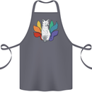 LGBT Kitsune Fox Gay Pride Cotton Apron 100% Organic Steel