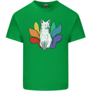LGBT Kitsune Fox Gay Pride Kids T-Shirt Childrens Irish Green
