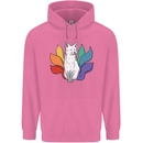 LGBT Kitsune Fox Gay Pride Mens 80% Cotton Hoodie Azelea
