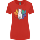 LGBT Kitsune Fox Gay Pride Womens Wider Cut T-Shirt Red