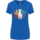 LGBT Kitsune Fox Gay Pride Womens Wider Cut T-Shirt Royal Blue