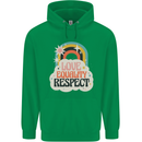 LGBT Love Equality Respect Gay Pride Day Childrens Kids Hoodie Irish Green