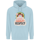 LGBT Love Equality Respect Gay Pride Day Childrens Kids Hoodie Light Blue