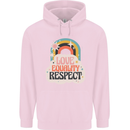 LGBT Love Equality Respect Gay Pride Day Childrens Kids Hoodie Light Pink
