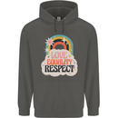 LGBT Love Equality Respect Gay Pride Day Childrens Kids Hoodie Storm Grey