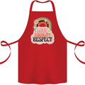 LGBT Love Equality Respect Gay Pride Day Cotton Apron 100% Organic Red