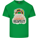 LGBT Love Equality Respect Gay Pride Day Kids T-Shirt Childrens Irish Green