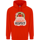 LGBT Love Equality Respect Gay Pride Day Mens 80% Cotton Hoodie Bright Red