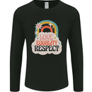 LGBT Love Equality Respect Gay Pride Day Mens Long Sleeve T-Shirt Black