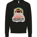 LGBT Love Equality Respect Gay Pride Day Mens Sweatshirt Jumper Black
