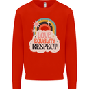LGBT Love Equality Respect Gay Pride Day Mens Sweatshirt Jumper Bright Red