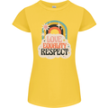 LGBT Love Equality Respect Gay Pride Day Womens Petite Cut T-Shirt Yellow