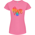 LGBT Love Gay Pride Day Awareness Womens Petite Cut T-Shirt Azalea