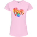 LGBT Love Gay Pride Day Awareness Womens Petite Cut T-Shirt Light Pink