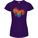 LGBT Love Gay Pride Day Awareness Womens Petite Cut T-Shirt Purple