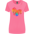 LGBT Love Gay Pride Day Awareness Womens Wider Cut T-Shirt Azalea