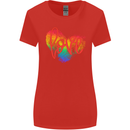LGBT Love Gay Pride Day Awareness Womens Wider Cut T-Shirt Red