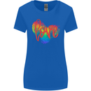 LGBT Love Gay Pride Day Awareness Womens Wider Cut T-Shirt Royal Blue
