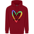 LGBT Love Has No Gender Gay Pride Day Childrens Kids Hoodie Red
