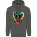 LGBT Love Has No Gender Gay Pride Day Childrens Kids Hoodie Storm Grey