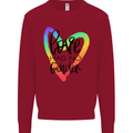 LGBT Love Has No Gender Gay Pride Day Kids Sweatshirt Jumper Red