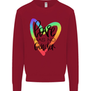 LGBT Love Has No Gender Gay Pride Day Kids Sweatshirt Jumper Red