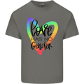 LGBT Love Has No Gender Gay Pride Day Kids T-Shirt Childrens Charcoal