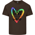 LGBT Love Has No Gender Gay Pride Day Kids T-Shirt Childrens Chocolate