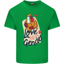 LGBT Love Has No Gender Gay Pride Day Kids T-Shirt Childrens Irish Green
