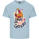 LGBT Love Has No Gender Gay Pride Day Kids T-Shirt Childrens Light Blue