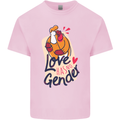 LGBT Love Has No Gender Gay Pride Day Kids T-Shirt Childrens Light Pink