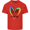 LGBT Love Has No Gender Gay Pride Day Kids T-Shirt Childrens Red