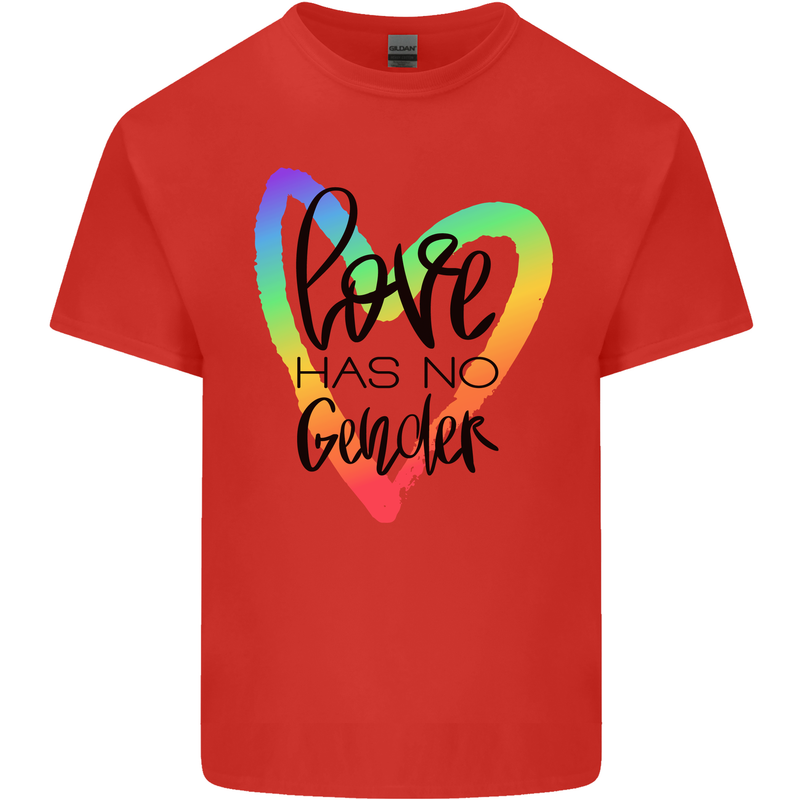 LGBT Love Has No Gender Gay Pride Day Kids T-Shirt Childrens Red