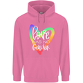 LGBT Love Has No Gender Gay Pride Day Mens 80% Cotton Hoodie Azelea