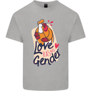 LGBT Love Has No Gender Gay Pride Day Mens Cotton T-Shirt Tee Top Sports Grey