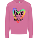LGBT Love Has No Gender Gay Pride Day Mens Sweatshirt Jumper Azalea