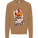 LGBT Love Has No Gender Gay Pride Day Mens Sweatshirt Jumper Caramel Latte
