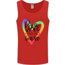 LGBT Love Has No Gender Gay Pride Day Mens Vest Tank Top Red