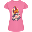 LGBT Love Has No Gender Gay Pride Day Womens Petite Cut T-Shirt Azalea