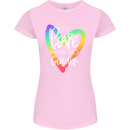 LGBT Love Has No Gender Gay Pride Day Womens Petite Cut T-Shirt Light Pink