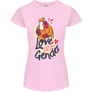 LGBT Love Has No Gender Gay Pride Day Womens Petite Cut T-Shirt Light Pink