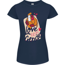 LGBT Love Has No Gender Gay Pride Day Womens Petite Cut T-Shirt Navy Blue