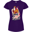 LGBT Love Has No Gender Gay Pride Day Womens Petite Cut T-Shirt Purple