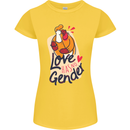 LGBT Love Has No Gender Gay Pride Day Womens Petite Cut T-Shirt Yellow