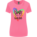 LGBT Love Has No Gender Gay Pride Day Womens Wider Cut T-Shirt Azalea