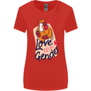 LGBT Love Has No Gender Gay Pride Day Womens Wider Cut T-Shirt Red