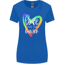 LGBT Love Has No Gender Gay Pride Day Womens Wider Cut T-Shirt Royal Blue