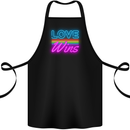 LGBT Love Wins Gay Pride Day Awareness Cotton Apron 100% Organic Black