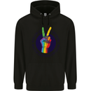 LGBT Never Stop Loving Fighting Gay Pride Childrens Kids Hoodie Black